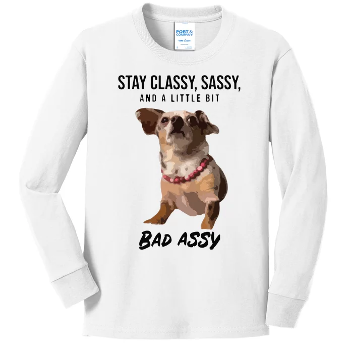 Stay Classy Kids Long Sleeve Shirt