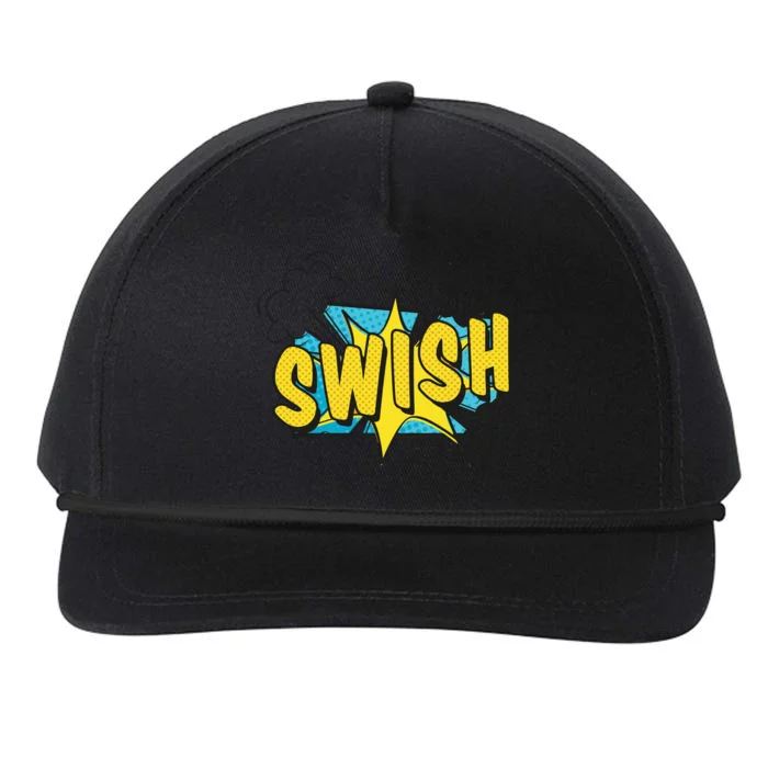 Swish Comic Snapback Five-Panel Rope Hat