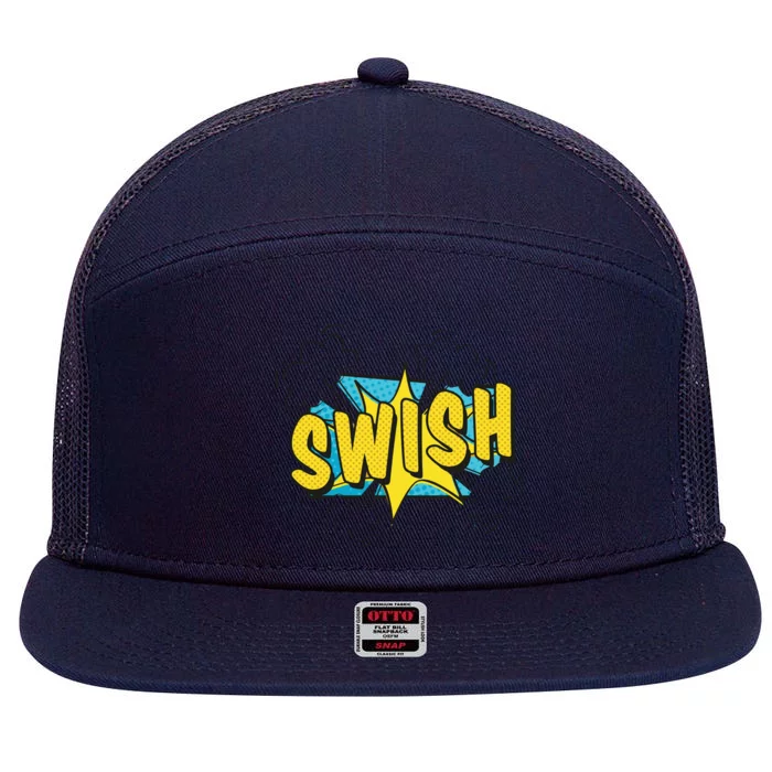 Swish Comic 7 Panel Mesh Trucker Snapback Hat