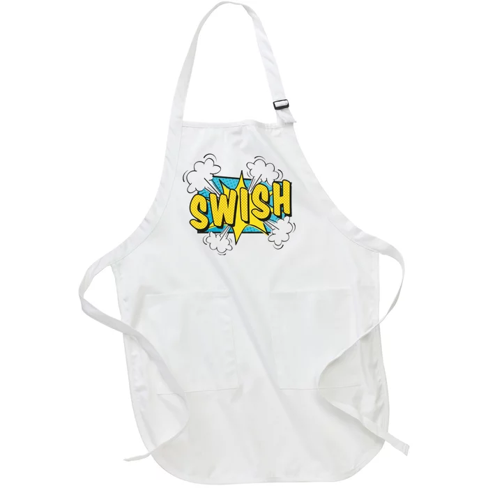 Swish Comic Full-Length Apron With Pocket