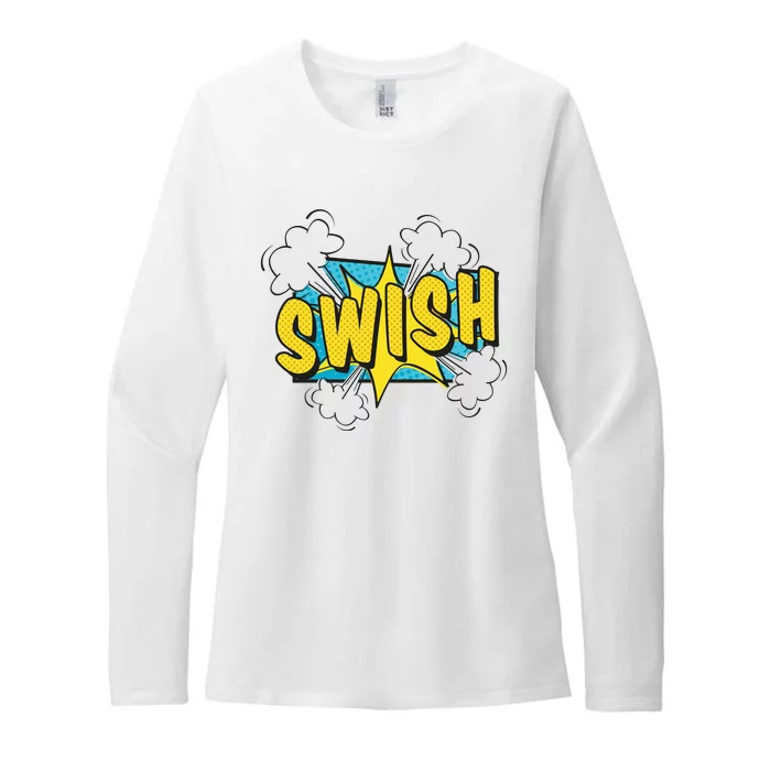 Swish Comic Womens CVC Long Sleeve Shirt