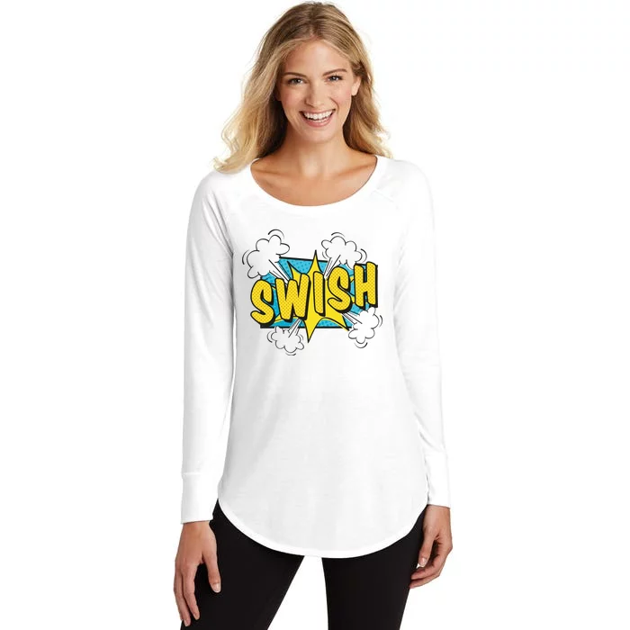 Swish Comic Women's Perfect Tri Tunic Long Sleeve Shirt