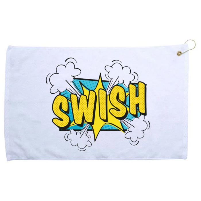 Swish Comic Grommeted Golf Towel