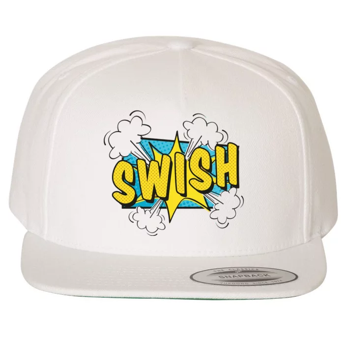 Swish Comic Wool Snapback Cap