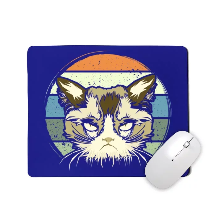 Sad Cat Sunset Cute Gift Mousepad