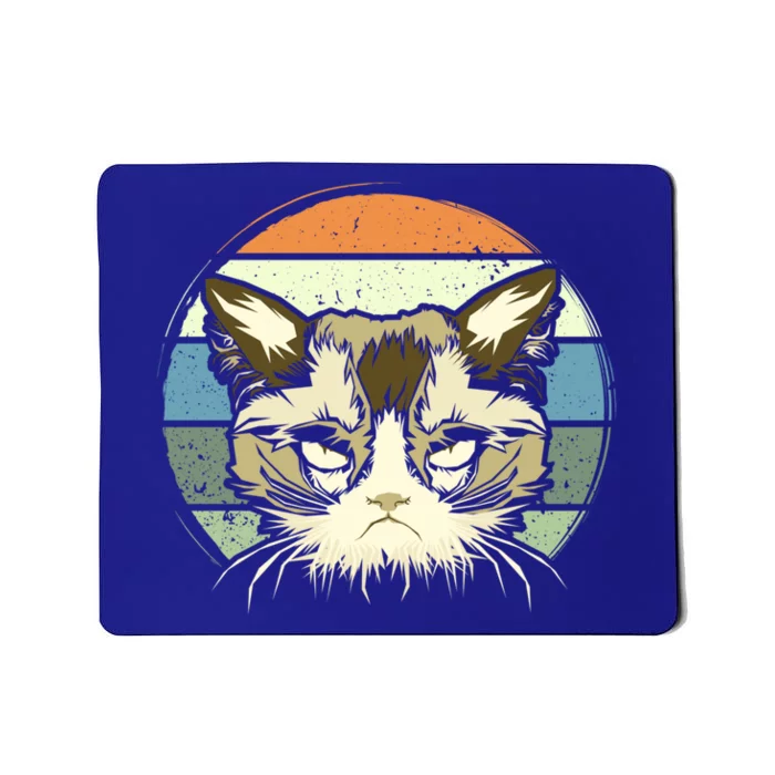 Sad Cat Sunset Cute Gift Mousepad