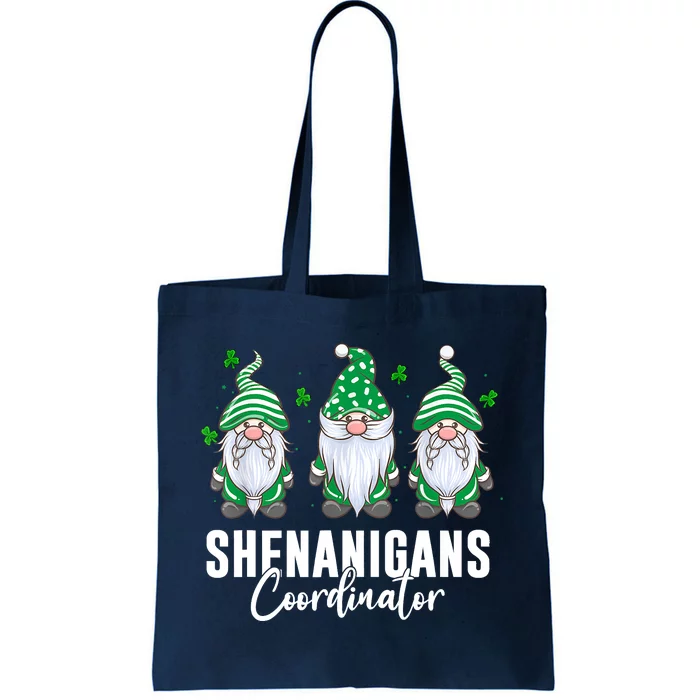 Shenanigans Coordinator St Patricks Day Gnomes Tote Bag