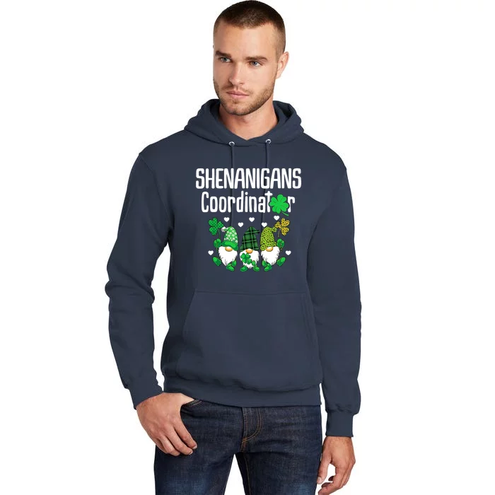 Shenanigans Coordinator St Patricks Day Gnomes Green Proud Tall Hoodie