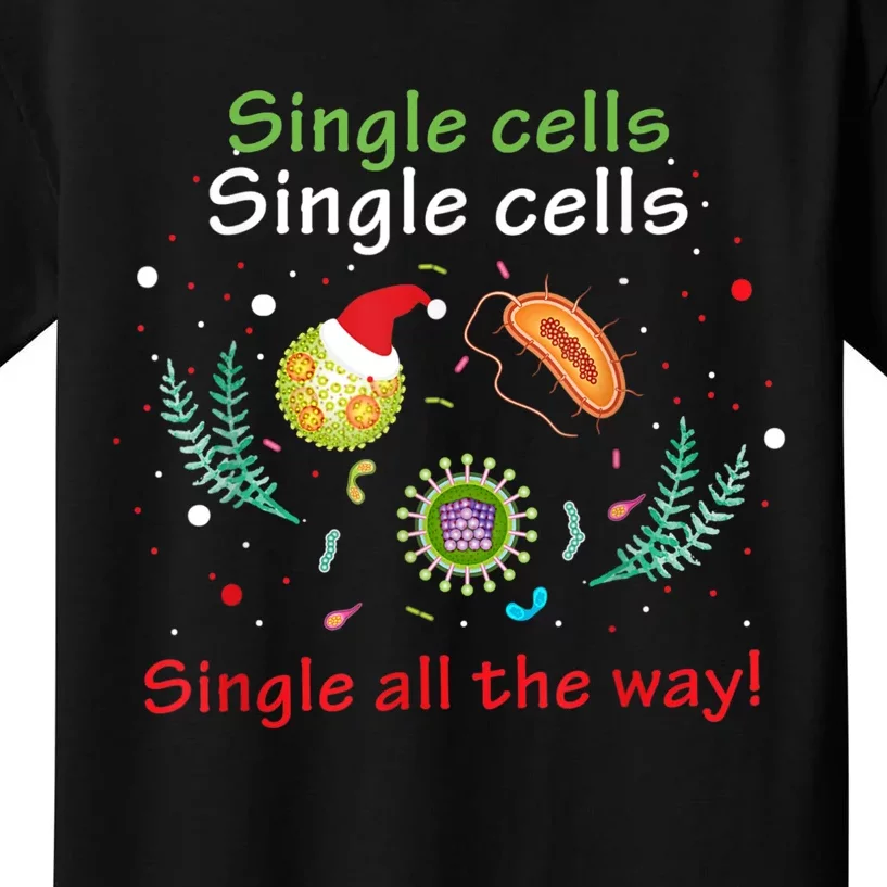 Single Cells Single Cells Science Biology Christmas Kids T-Shirt