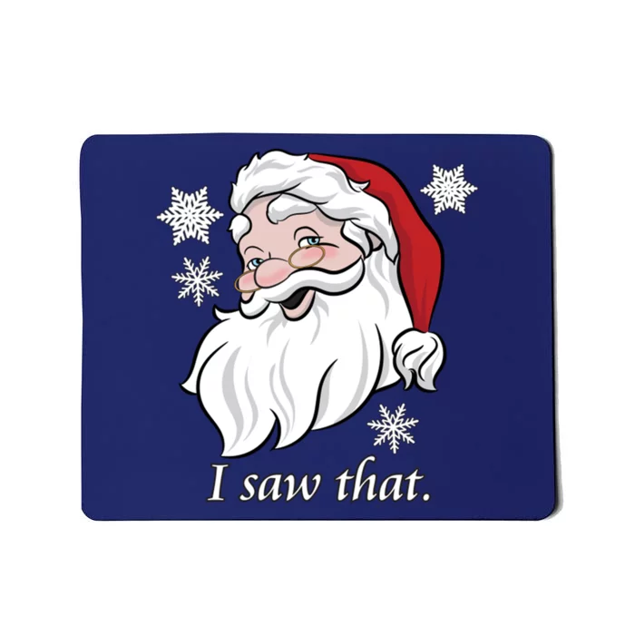 Santa Claus Saw That Mousepad