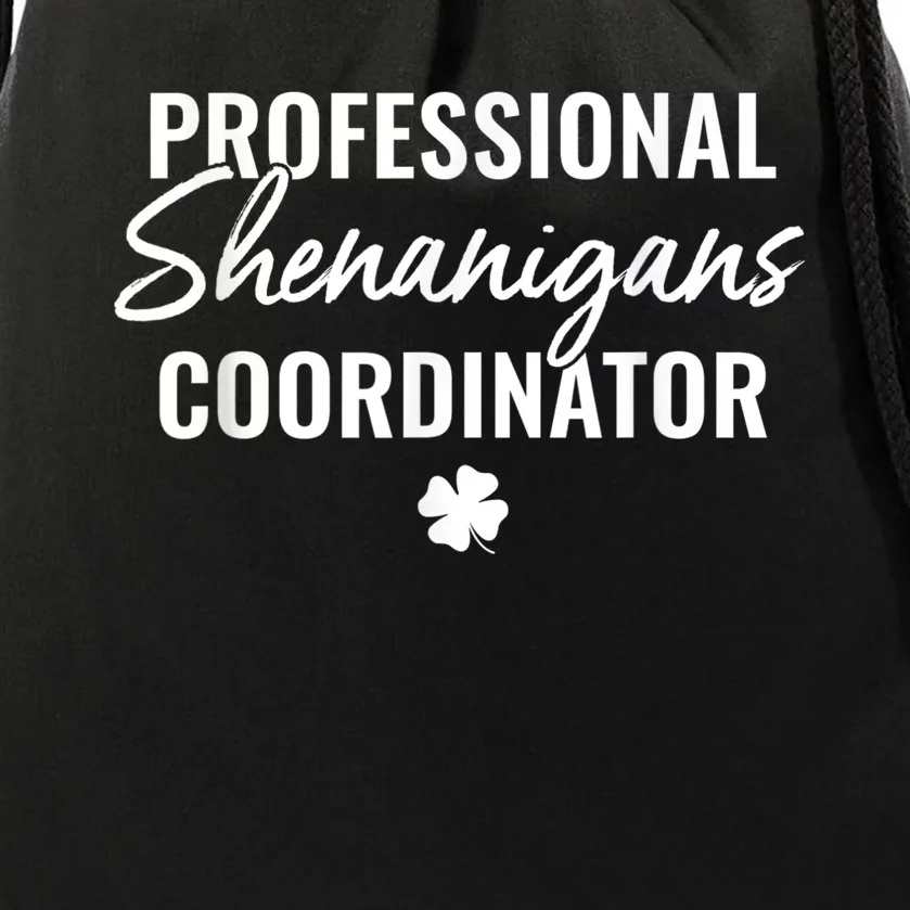 Shenanigans Coordinator Shirt Teacher St. Patricks Day Drawstring Bag