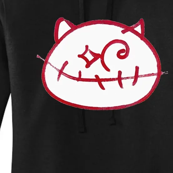 Smiling Cat Women's Pullover Hoodie