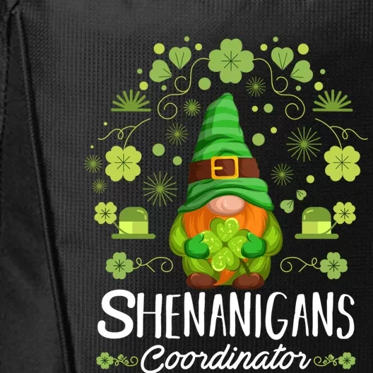 Shenanigans Coordinator, St Patricks Day Shirt Sweatshirt City Backpack