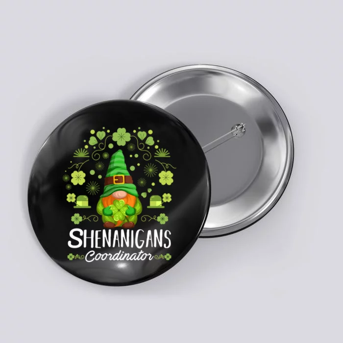 Shenanigans Coordinator, St Patricks Day Shirt Sweatshirt Button