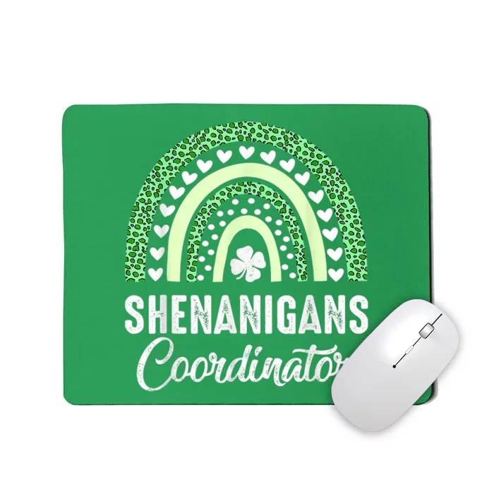 Shenanigans Coordinator St Patricks Day Outfit For Women Men Mousepad