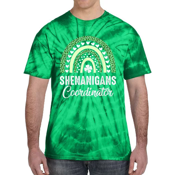 Shenanigans Coordinator St Patricks Day Outfit For Women Men Tie-Dye T-Shirt