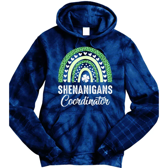 Shenanigans Coordinator St Patricks Day Outfit For Women Men Tie Dye Hoodie