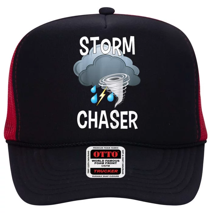 Storm Chaser Storm Hunter Tornado High Crown Mesh Trucker Hat