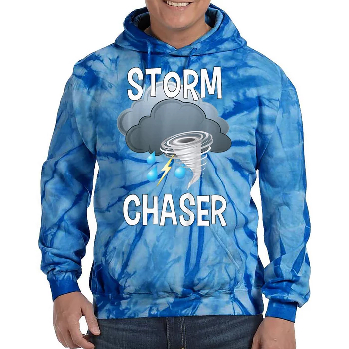 Storm Chaser Storm Hunter Tornado Tie Dye Hoodie