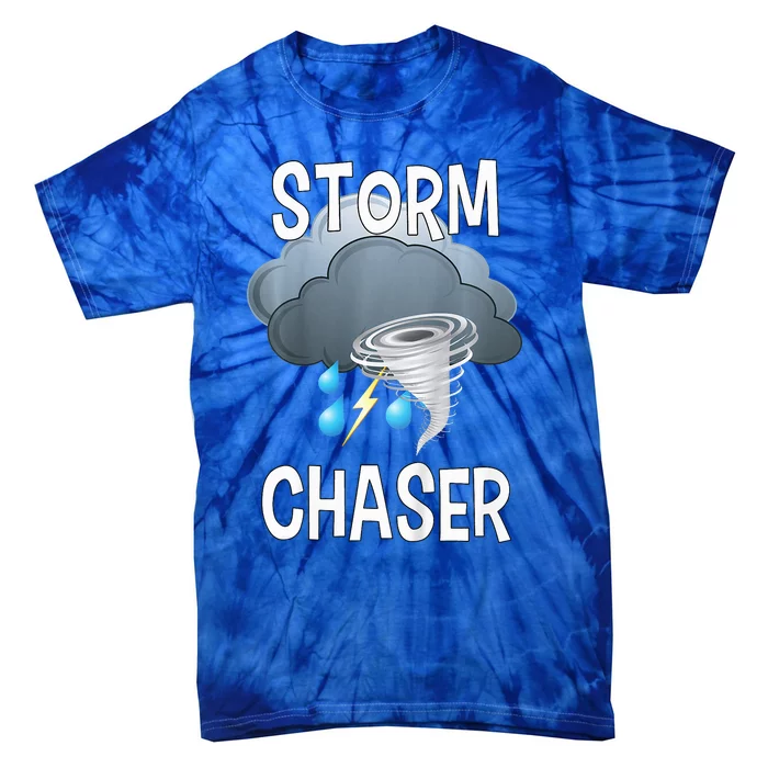 Storm Chaser Storm Hunter Tornado Tie-Dye T-Shirt