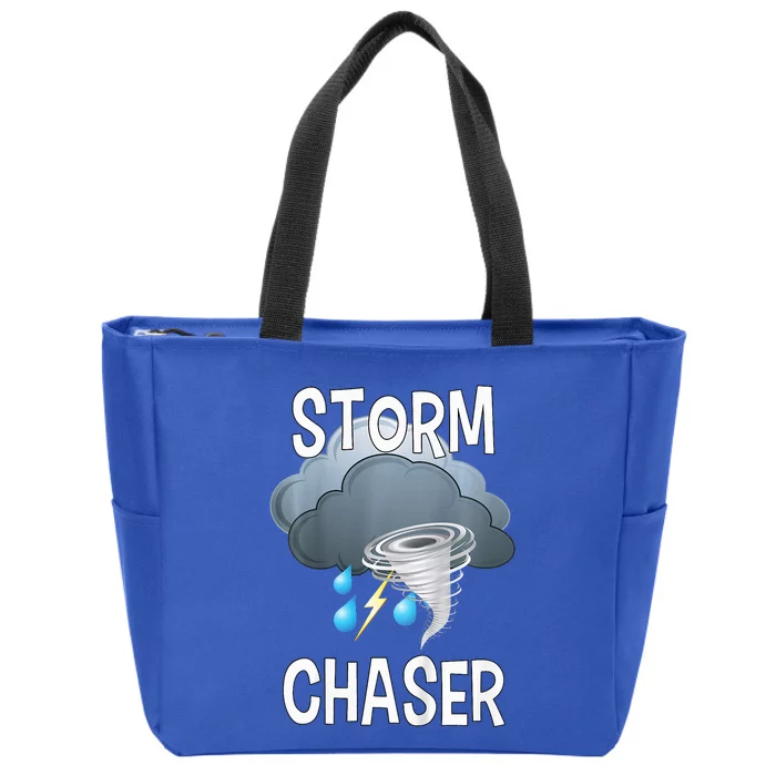 Storm Chaser Storm Hunter Tornado Zip Tote Bag