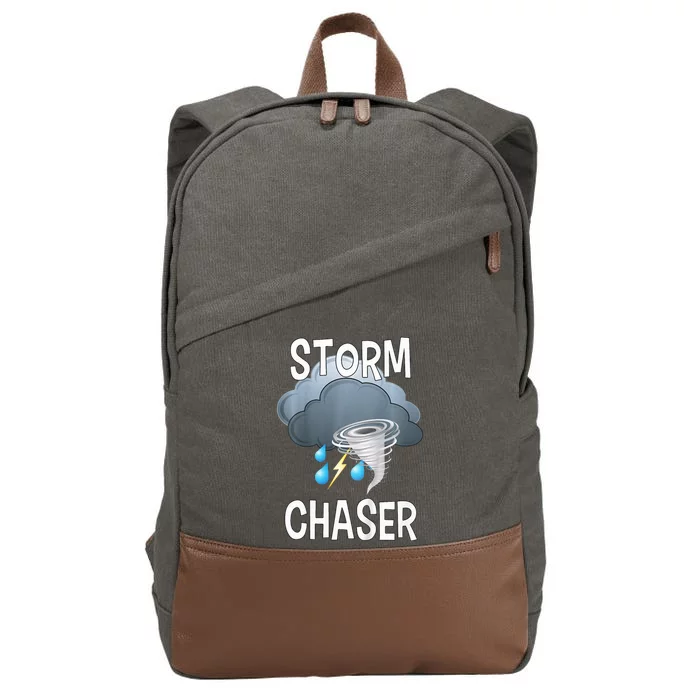 Storm Chaser Storm Hunter Tornado Cotton Canvas Backpack