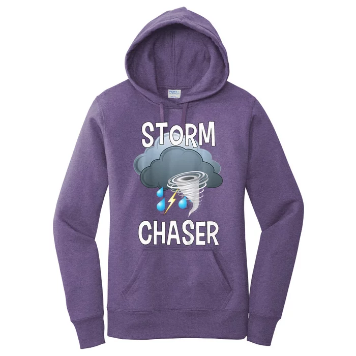 Storm Chaser Storm Hunter Tornado Women's Pullover Hoodie