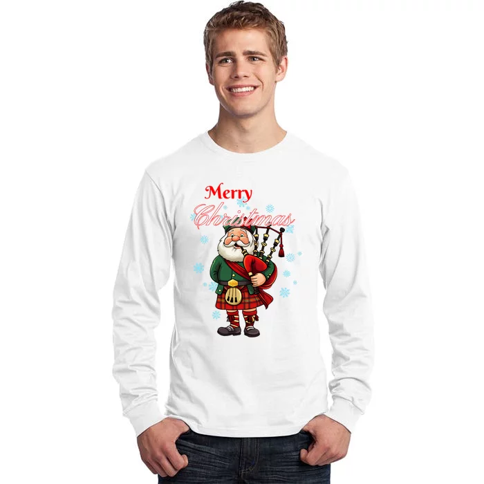 Scotland Christmas Scottish Heritage Merry Christmas Long Sleeve Tall Long Sleeve T-Shirt