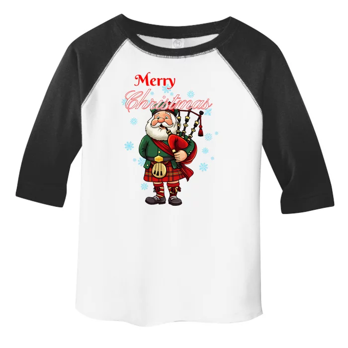 Scotland Christmas Scottish Heritage Merry Christmas Long Sleeve Toddler Fine Jersey T-Shirt