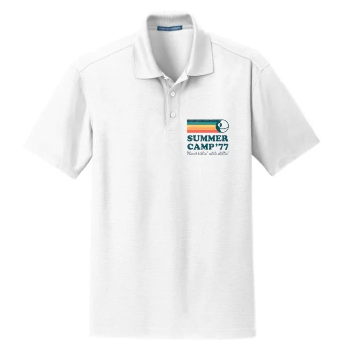 Summer Camp77 Dry Zone Grid Performance Polo