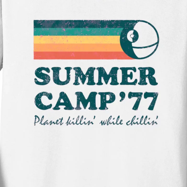 Summer Camp77 Kids Long Sleeve Shirt