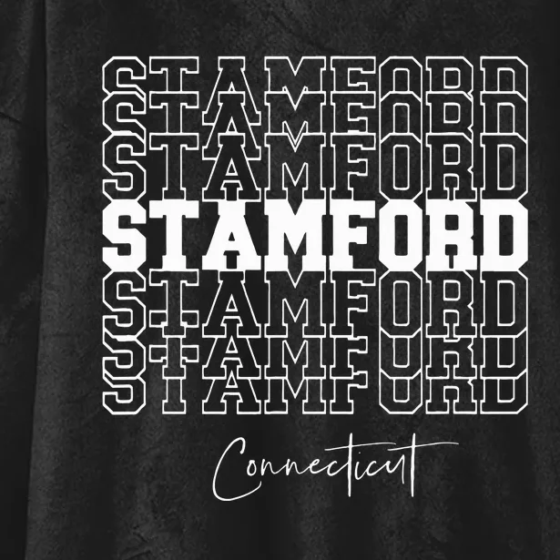 Stamford Connecticut Hooded Wearable Blanket