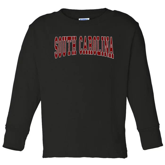 South Carolina Toddler Long Sleeve Shirt