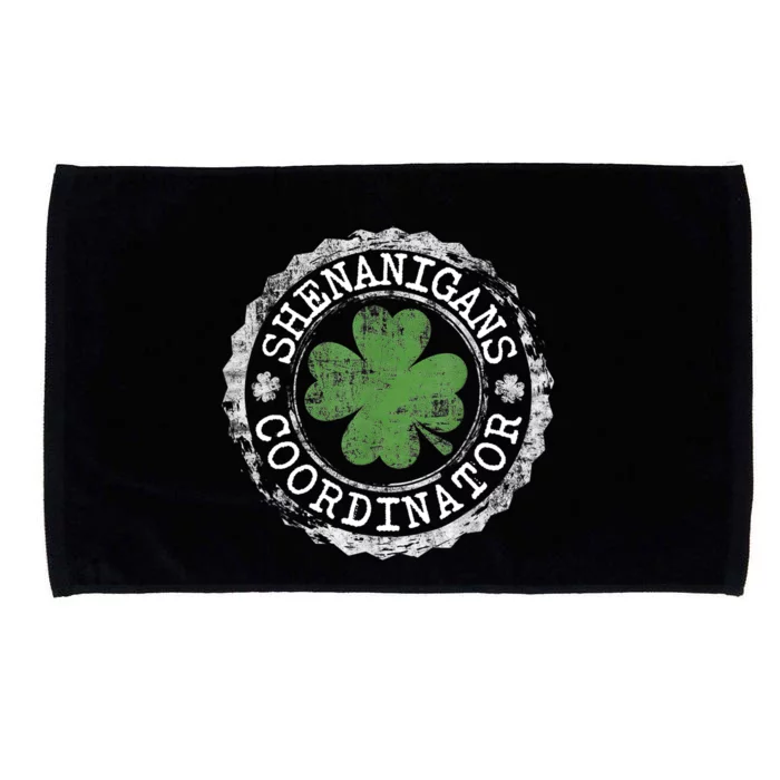 Shenanigans Coordinator Shamrock St. Patrick's Day Microfiber Hand Towel