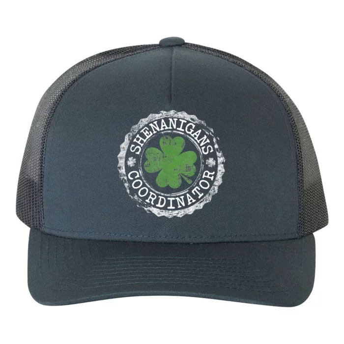 Shenanigans Coordinator Shamrock St. Patrick's Day Yupoong Adult 5-Panel Trucker Hat