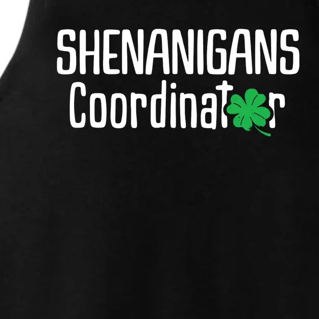 Shenanigans Coordinator St Patrick's Day Ladies Tri-Blend Wicking Tank