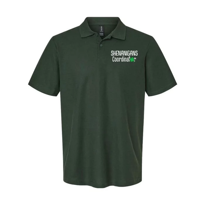 Shenanigans Coordinator St Patrick's Day Softstyle Adult Sport Polo