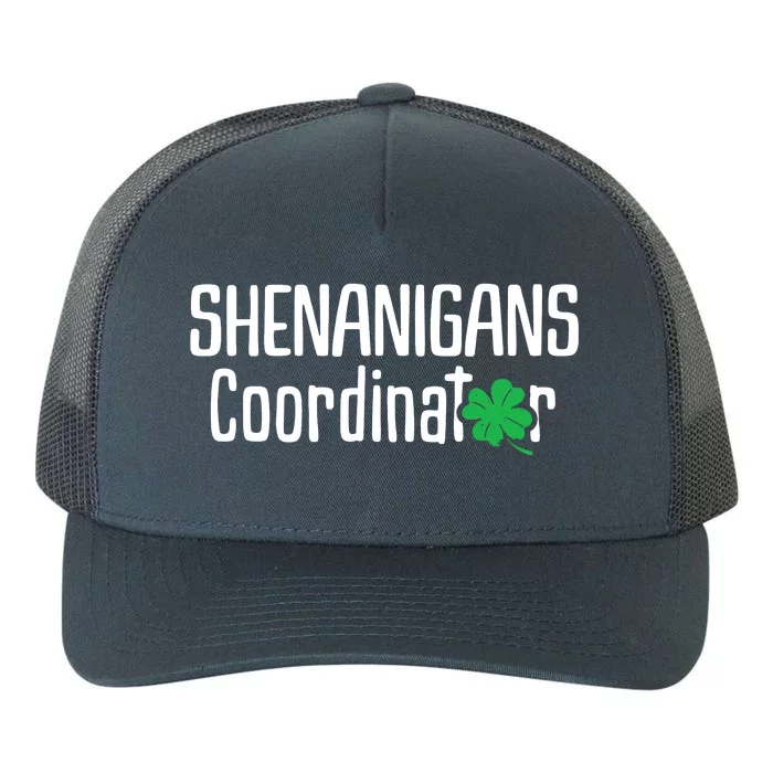 Shenanigans Coordinator St Patrick's Day Yupoong Adult 5-Panel Trucker Hat