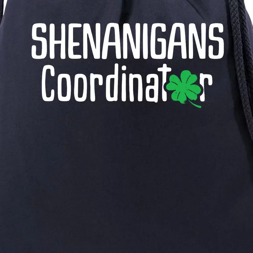 Shenanigans Coordinator St Patrick's Day Drawstring Bag