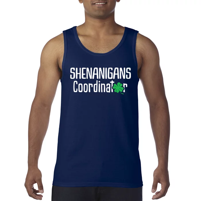 Shenanigans Coordinator St Patrick's Day Tank Top