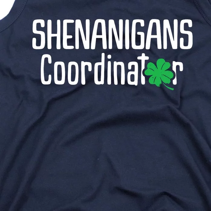 Shenanigans Coordinator St Patrick's Day Tank Top