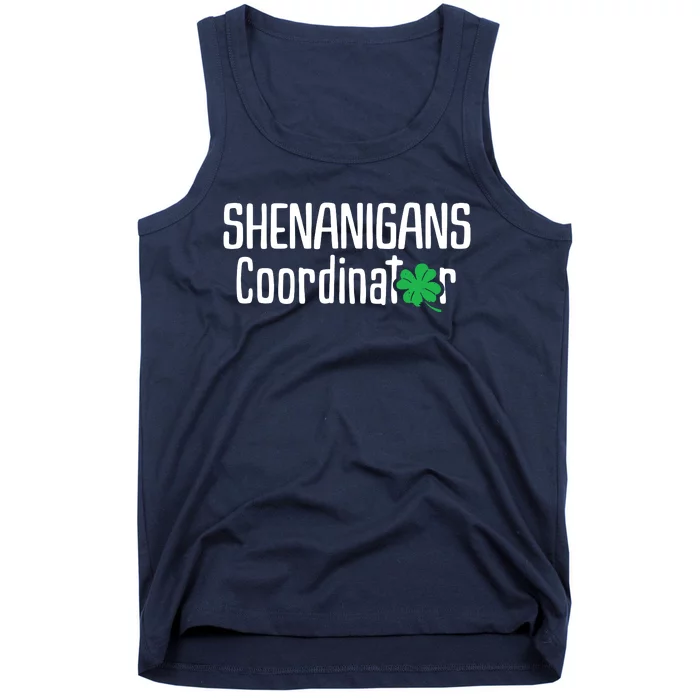 Shenanigans Coordinator St Patrick's Day Tank Top