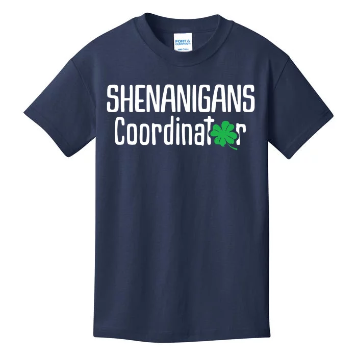 Shenanigans Coordinator St Patrick's Day Kids T-Shirt