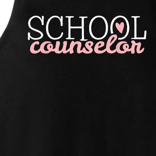 School Counselor Ladies Tri-Blend Wicking Tank