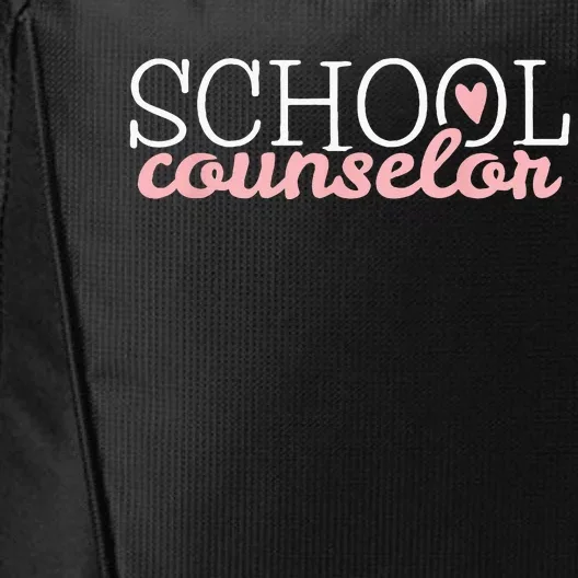 School Counselor City Backpack