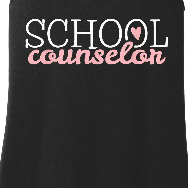 School Counselor Ladies Essential Tank