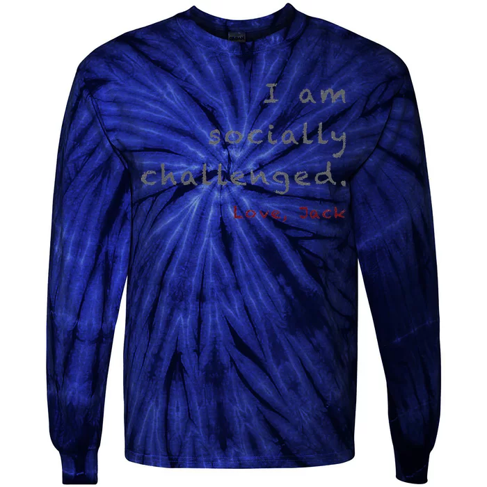 Socially Challenged Tie-Dye Long Sleeve Shirt