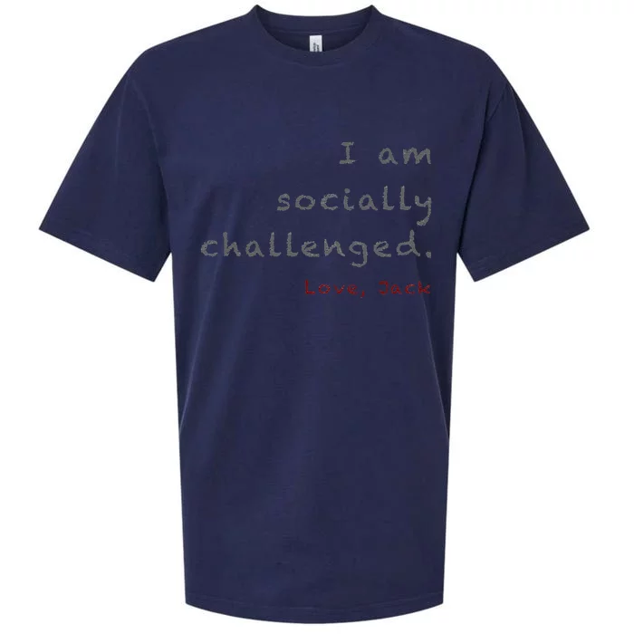 Socially Challenged Sueded Cloud Jersey T-Shirt