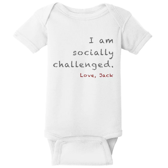 Socially Challenged Baby Bodysuit