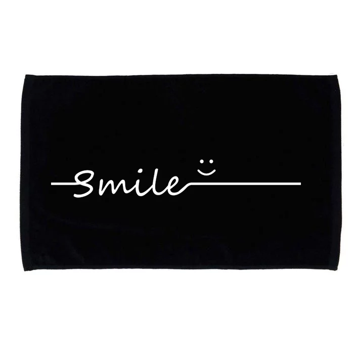 Smile Cute Smiley Face Gift Microfiber Hand Towel